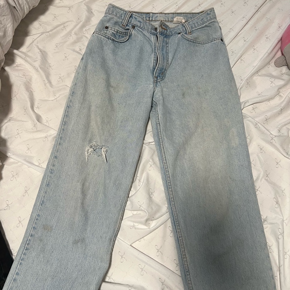 Levi's Light Blue Straight Leg Jeans